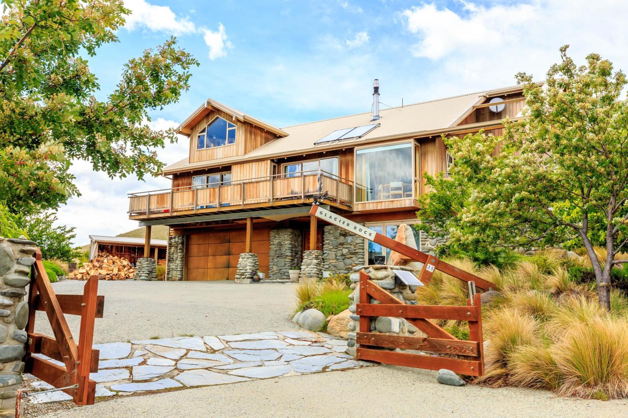 Glacier Rock Lakeview House Lake Tekapo Luaran gambar